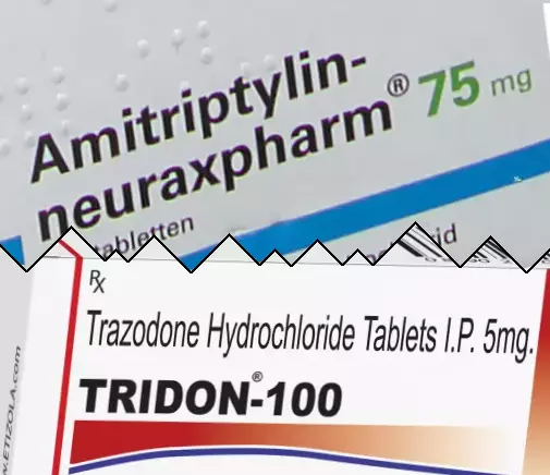 Amitriptyliini vs Trazodone