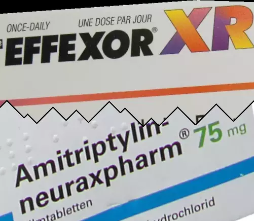 Effexor vs Amitriptyliini