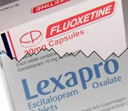 Fluoksetiini vs Lexapro