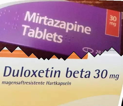 Mirtatsapiini vs Duloksetiini