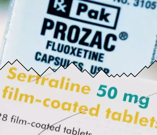 Prozac vs Sertraliini