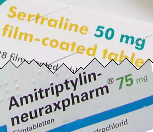 Sertraliini vs Amitriptyliini