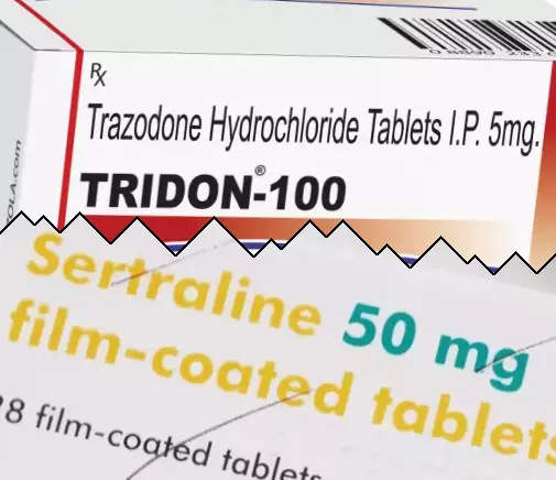 Trazodone vs Sertraliini